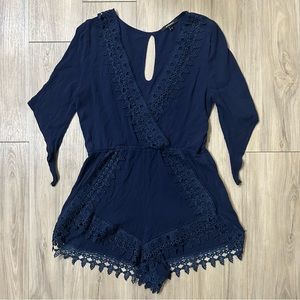 Navy Romper Women's M